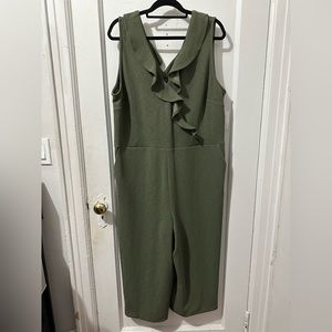 Green and Black Jumpsuit